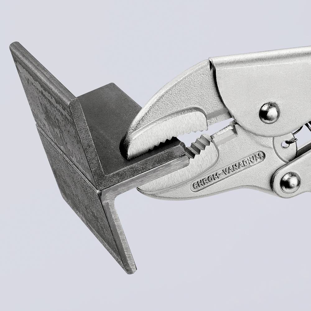 Knipex Griptang Spanbreedte (klembekken) Ø 40 mm, 4-kant 20 mm, 6-kant 30 mm 250 mm 41 04 250