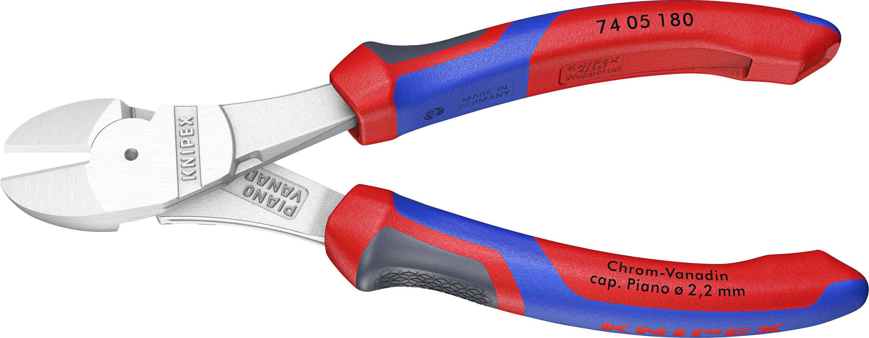 Knipex 74 05 180 74 05 180 Werkstatt Kraft-Seitenschneider mit Facette 180 mm