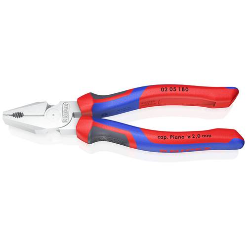 Knipex 02 05 180 Werkstatt Kraft-Kombizange 180 mm DIN ISO 5746