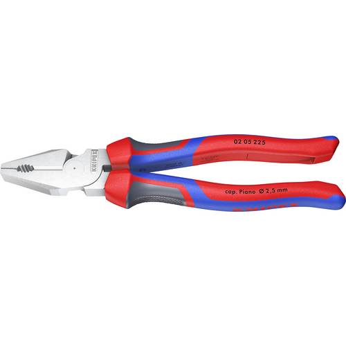 Thumbnail - Knipex 02 05 225 Werkstatt Kraft-Kombizange 225 mm DIN ISO 5746