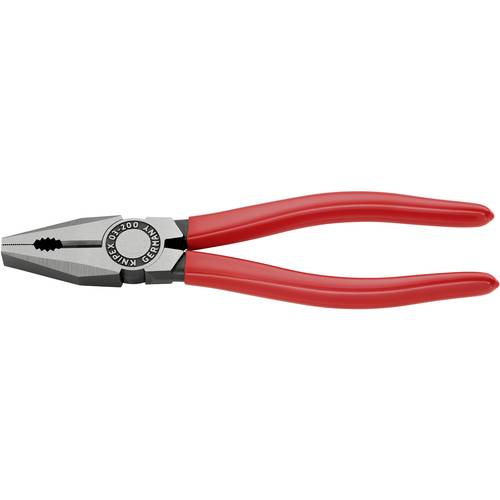 KNIPEX 03 01 200 EAN Kombizange mit Kunststoff überzogen schwarz atramentiert 200 mm