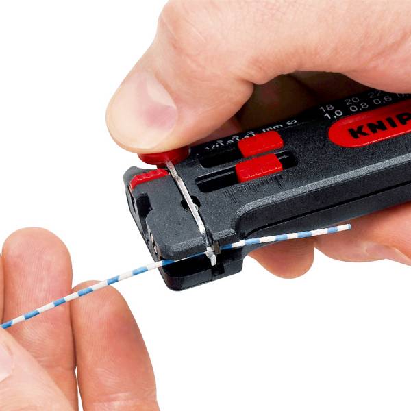 Knipex 12 80 100 SB Drahtabisolierer Geeignet für CU-Leiter 0.3 bis 1 mm