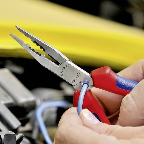 Verdrahtungszange L.160mm 0,5-0,75/1,5/2,5 mm² pol.Ku.-Überzug KNIPEX