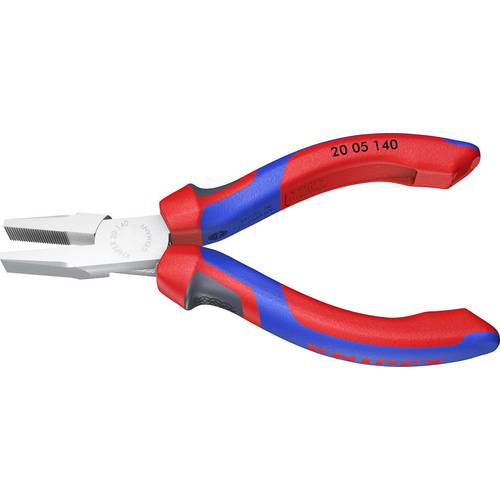 Knipex 20 05 140 Werkstatt Flachzange Gerade Chrom-Vanadium Elektrostahl 140 mm