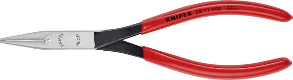 Knipex 28 21 200 Elektrotechnik und Feinwerktechnik Flachrundzange Gerade Werkzeugstahl 200 mm