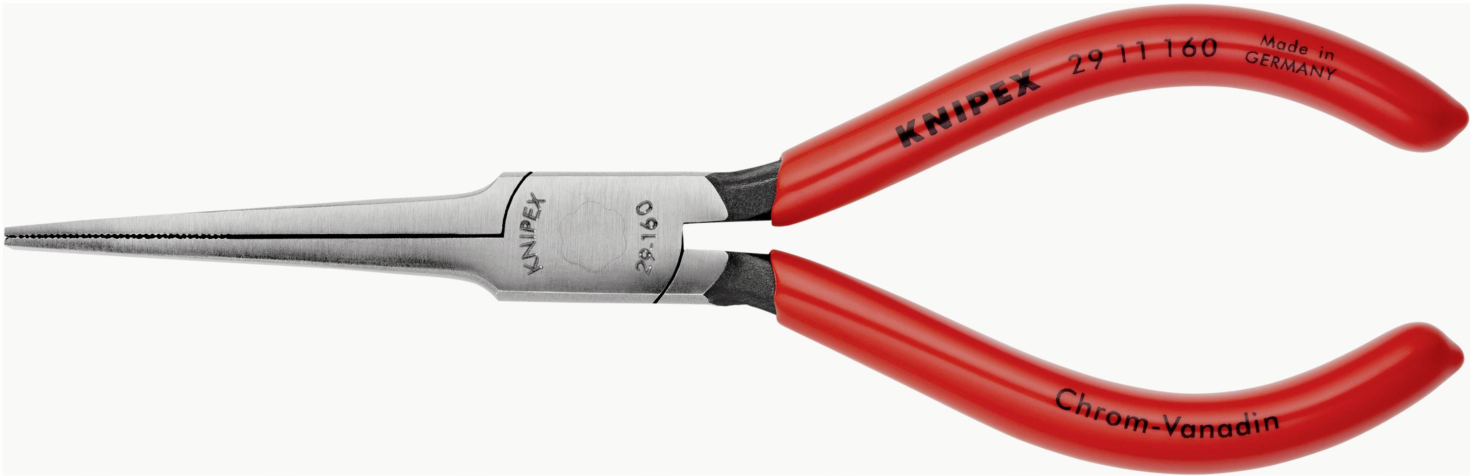 KNIPEX 29 11 160 Telefonzange mit Kunststoff überzogen schwarz atramentiert 160 mm