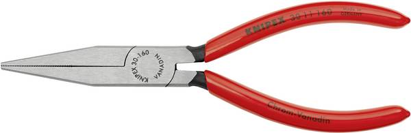 Knipex 30 11 160 Elektrotechnik und Feinwerktechnik Flachzange Gerade Chrom-Vanadium Elektrostahl 160 mm