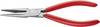 Knipex 30 21 190 Elektrotechnik und Feinwerktechnik Flachrundzange Gerade Chrom-Vanadium Elektrostahl 190 mm