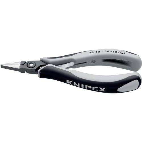 Thumbnail - Knipex 34 12 130 ESD ESD Flachzange Gerade Chrom-Vanadium Kugellagerstahl 135 mm