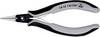 Knipex 34 32 130 ESD ESD Rundzange Gerade Chrom-Vanadium Kugellagerstahl 135 mm