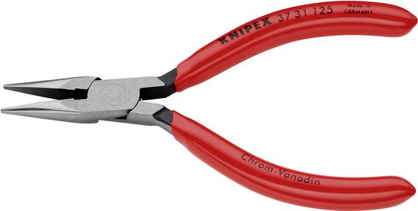 Knipex 37 31 125 Elektrotechnik und Feinwerktechnik Flachrundzange Gerade Werkzeugstahl 125 mm