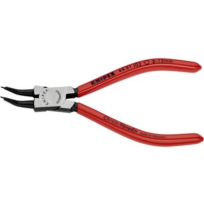 Rote Sprengringzange der Marke Knipex, Modell 44 31 J02, geeignet für Ringe mit einem Durchmesser von 8-13 mm. Hergestellt in Deutschland.