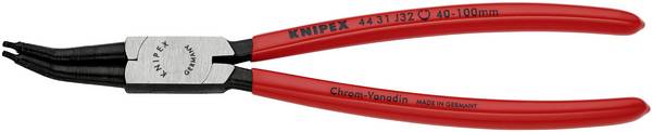 Knipex 44 31 J32 Seegeringzange Passend für (Seegeringzangen) Innenringe 40-100 mm  Spitzenform (Details) abgewinkelt 45°
