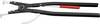Knipex 46 20 A61 Seegeringzange Passend für (Seegeringzangen) Außenringe 252-400 mm Spitzenform (Details) abgewinkelt 90°