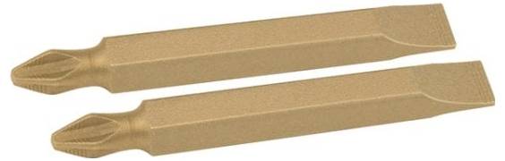 C.K T4580TIN-1T Doppelklinge PH 1 Chrom-Vanadium Stahl TiN 2 St.