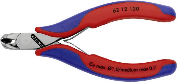 Knipex  62 12 120 Elektrotechnik und Feinwerktechnik Schrägschneider ohne Facette 120 mm