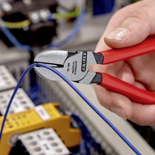 Thumbnail - KNIPEX 70 01 160 EAN Seitenschneider mit Kunststoff überzogen schwarz atramentiert 160 mm