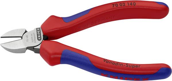 Knipex 70 02 140 Werkstatt Seitenschneider mit Facette 140 mm