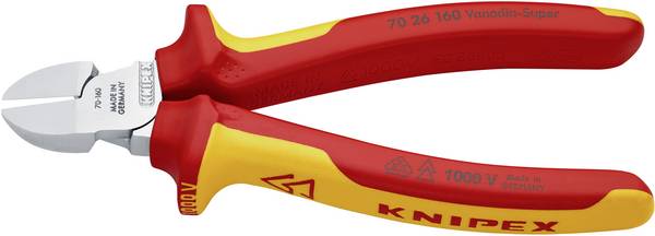Knipex  70 26 160 VDE Seitenschneider mit Facette 160 mm