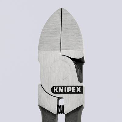 Zange der Marke Knipex mit silberner Oberfläche, geeignet zum Schneiden von Drähten oder anderen Materialien.