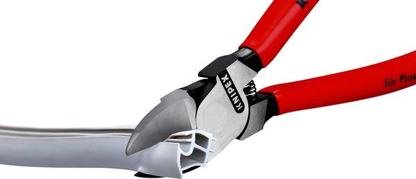 Knipex  72 02 125 Werkstatt Kunststoffseitenschneider ohne Facette 125 mm