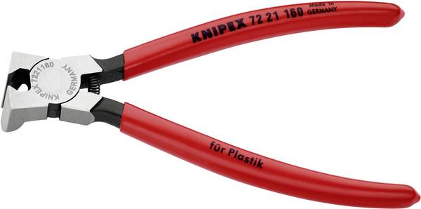 Knipex  72 21 160 Werkstatt Kunststoffseitenschneider ohne Facette 228 mm