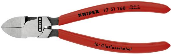 Knipex  72 51 160 Werkstatt Seitenschneider ohne Facette 160 mm