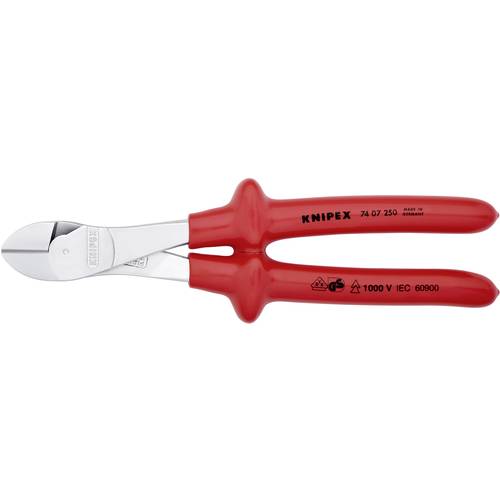 Knipex 74 07 250 VDE Kraft-Seitenschneider mit Facette 250 mm