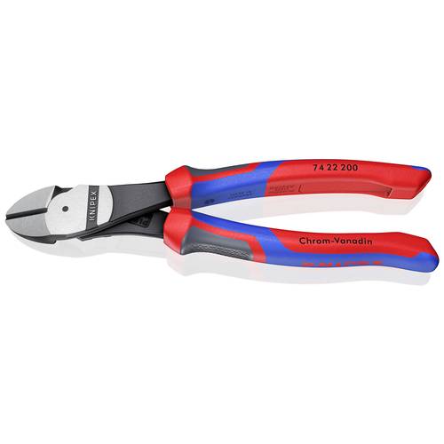 Knipex 74 22 200 74 22 200 Werkstatt Kraft-Seitenschneider mit Facette 200 mm
