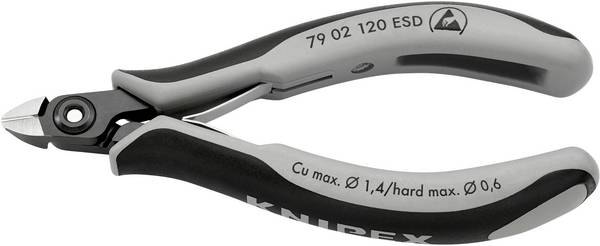 Knipex  79 02 120 ESD ESD Seitenschneider mit Facette 120 mm