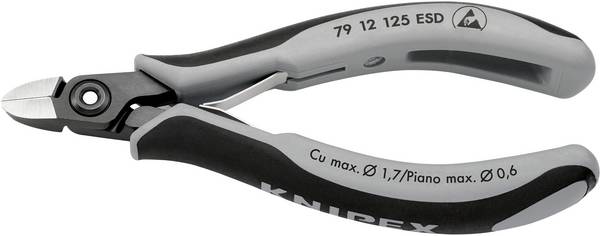 Knipex  79 12 125 ESD ESD Seitenschneider mit Facette 125 mm