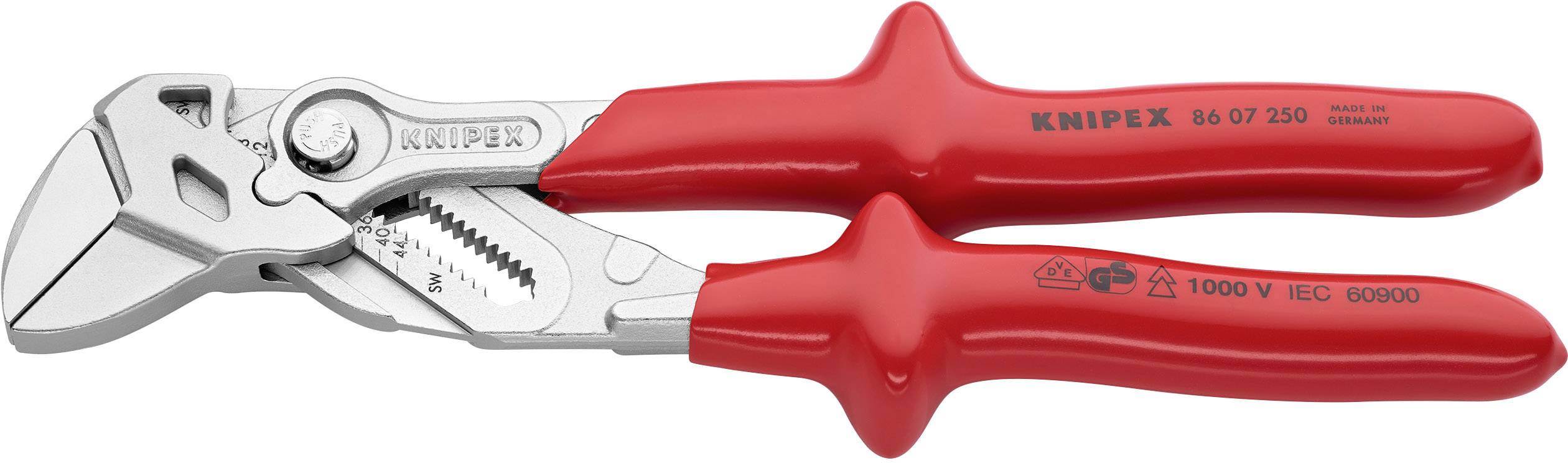 KNIPEX Zangenschlüssel L.250mm VDE Spann-W.46mm vernickelt Griffe