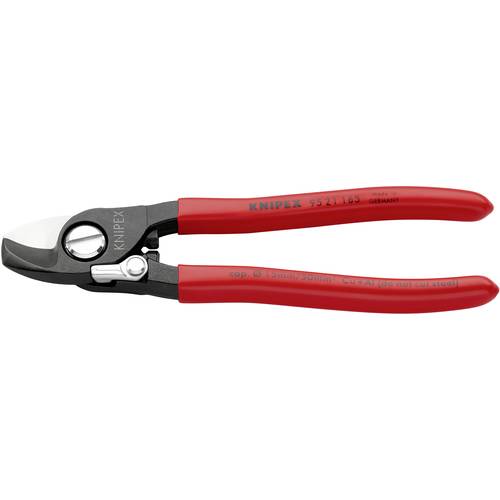 Knipex 95 21 165 95 21 165 Kabelschere Geeignet für (Abisoliertechnik) Alu- und Kupferkabel, ein- und mehrdrähtig 15 mm ...