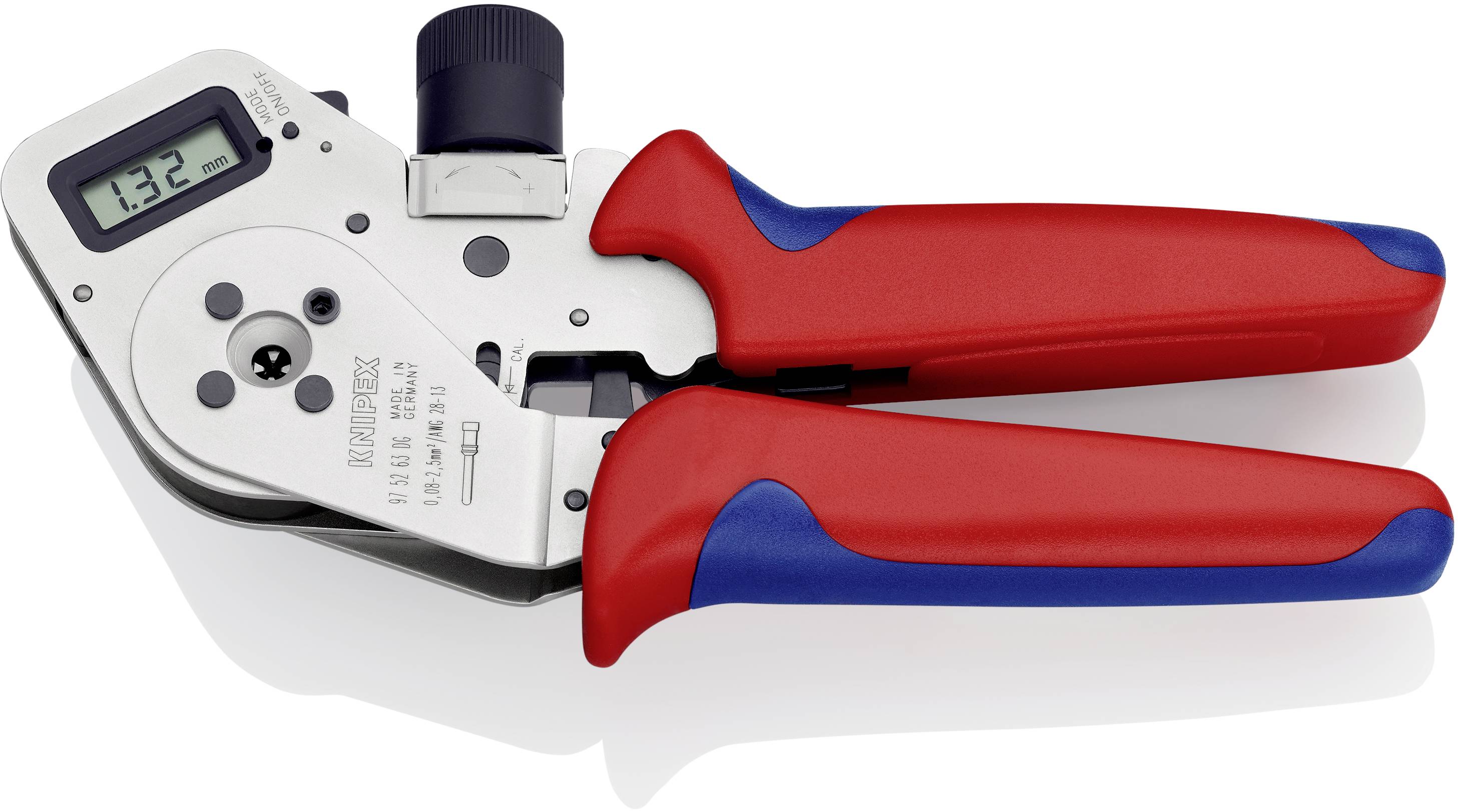 Knipex 97 52 63 DG 97 52 63 DG Presszange Gedrehte Kontakte 0.08 bis 2.5 mm²