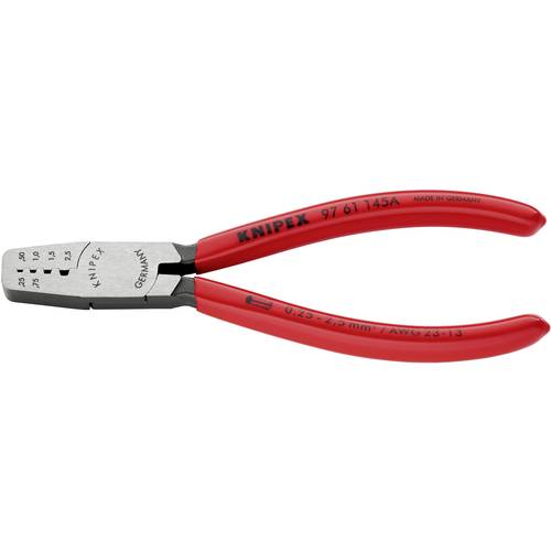 Knipex 9761145A 97 61 145 A Crimpzange Aderendhülsen 0.25 bis 2.5 mm²