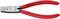 Rote Crimpzange von Knipex mit Bezeichnung '97 61 145 A' auf dem Griff. Bestimmt für Kabelschuhe, Made in Germany.