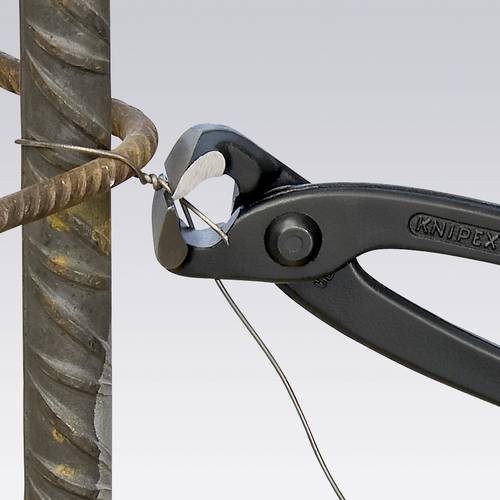 Thumbnail - KNIPEX 99 00 220 EAN Monierzange (Rabitz- oder Flechterzange) schwarz atramentiert 220 mm