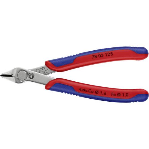 Knipex Super-Knips 78 03 125 Elektronik- u. Feinmechanik Printzange ohne Facette 125 mm