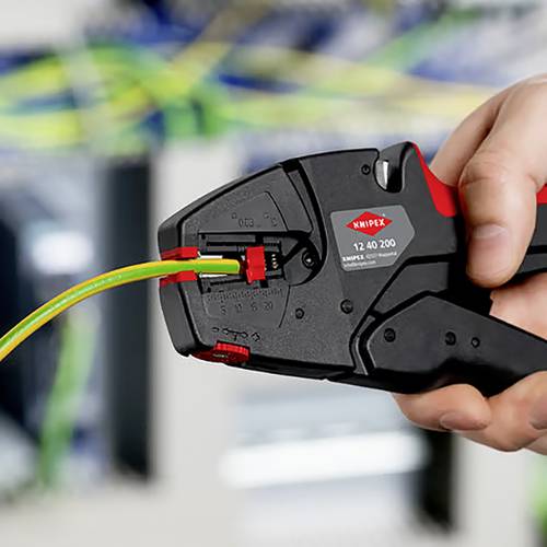Thumbnail - Knipex 12 40 200 12 40 200 Automatische Abisolierzange 0.03 bis 10 mm² 8 bis 32