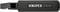 Schwarze Entmantelungszange der Marke Knipex, Modellnummer 16 30 135, frontal abgebildet mit gut sichtbarem Markennamen.