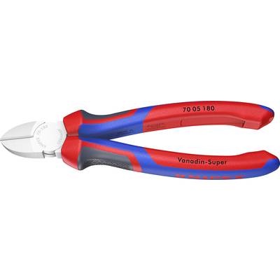 Seitenschneider mit rot-blauem Griff, markiert mit 'Vanadin-Super' und einer Nummer.