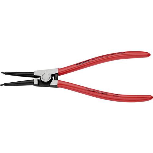 KNIPEX 46 11 A3 Sicherungsringzange für Außenringe auf Wellen mit Kunststoff überzogen schwarz atramentiert 210 mm