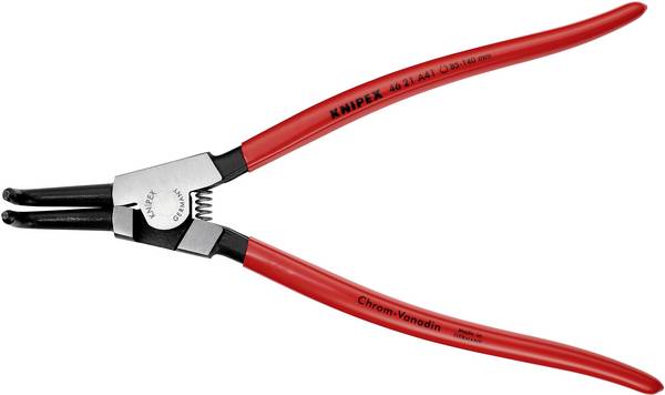 Knipex 46 21 A41 Seegeringzange Passend für (Seegeringzangen) Außenringe  85-140 mm Spitzenform (Details) abgewinkelt 90°