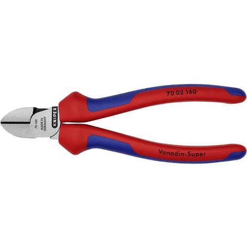 Thumbnail - Knipex Seitenschneider 160mm poliert mit PVC-Handschutz Knipex 70 02 160 Werkstatt Seitenschneider mit Facette 160 mm