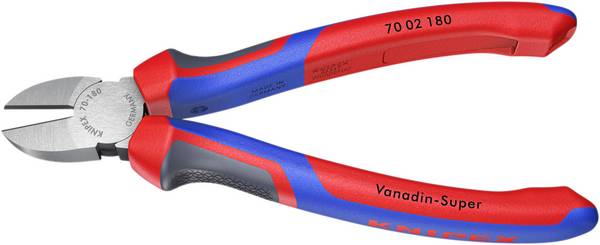 Knipex 70 02 180 Werkstatt Seitenschneider mit Facette 180 mm