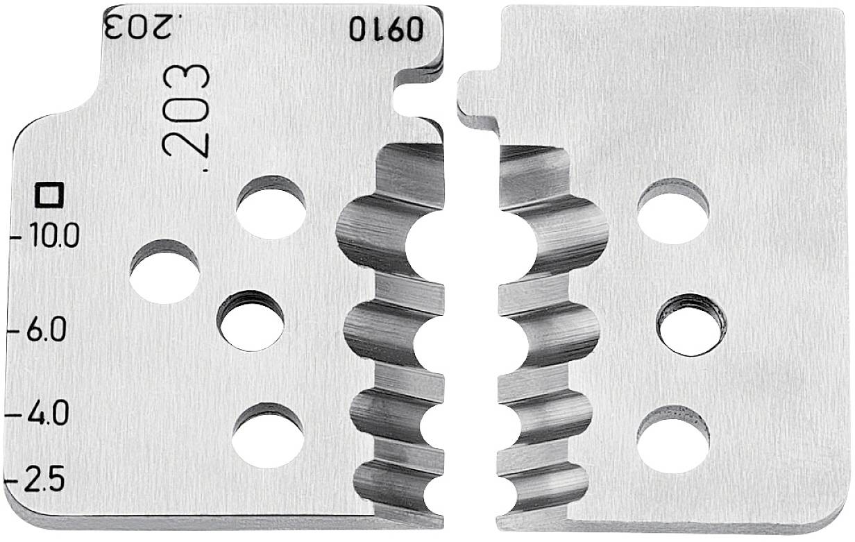 KNIPEX Passende Ersatzmesser für 12 12 10 Inhalt 4 Stück Knipex 12 19 10 (12 19 10)