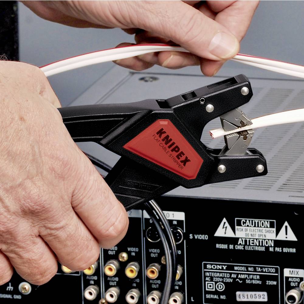 Knipex Automatische afstriptang voor vlakke kabels 180 mm 12 64 180