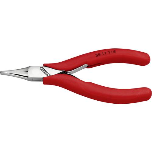 Thumbnail - Knipex 35 11 115 Elektronik- u. Feinmechanik Flachzange Gerade Werkzeugstahl 115 mm