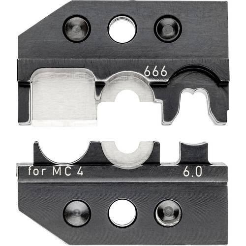 Knipex 97 49 66 6 97 49 66 6 Crimpeinsatz Solar-Steckverbinder geeignet für MC4 6 mm² (max) Passend für Marke (Zangen) K...