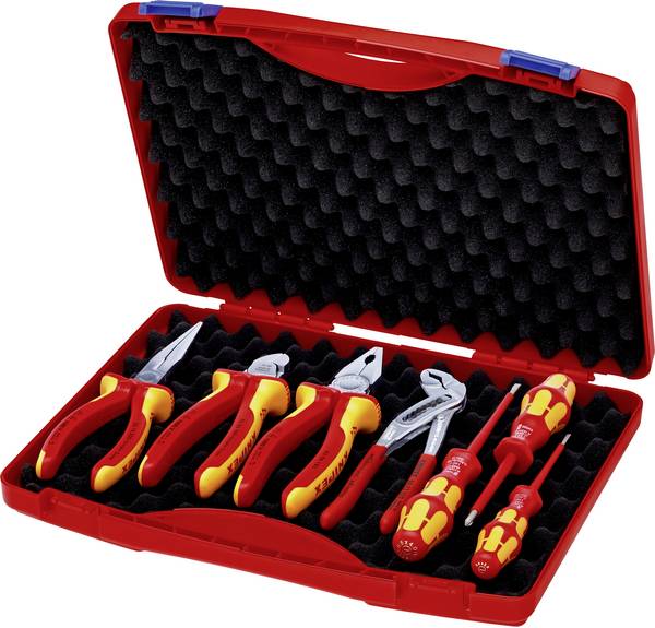 Knipex 00 21 15 Werkzeugset VDE im Koffer 7teilig